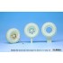 1/35 German SdKfz.9 Famo Sagged Front Wheel set for Tamiya kits