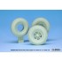 1/35 German SdKfz.9 Famo Sagged Front Wheel set for Tamiya kits