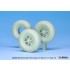 1/35 German SdKfz.9 Famo Sagged Front Wheel set for Tamiya kits