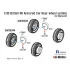 1/35 British RR Armoured Car Balloon Sagged Wheel set (Early) for Meng Model