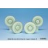 1/35 German SdKfz.254 Sagged Wheel set 01 for HobbyBoss kits