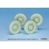 1/35 German SdKfz.254 Sagged Wheel set 01 for HobbyBoss kits