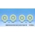 1/35 German SdKfz.254 Sagged Wheel set 01 for HobbyBoss kits