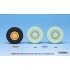 1/35 German SdKfz.254 Wheel set 02 (No sag) for HobbyBoss kits