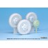 1/35 US M2/M3/M16 Halftrack Front Sagged Wheel set Vol. 1 for AFV Club/Dragon kits