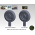 1/35 US Army Trailer & Dodge WC Extra Sagged Wheel set for AFV Club/Italeri kits