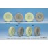 1/35 British Bedford MWD Light Truck Wheel set for Gecko kits