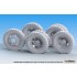 1/35 WWII US G7107(G506) Cargo Truck General Type Wheel set for ICM/Miniart kits