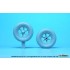 1/35 WWII German Sdkfz.7 Front Sagged Wheel set #1 for Tamiya/Trumpeter/DML kits