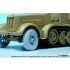 1/35 WWII German Sdkfz.7 Front Sagged Wheel set #1 for Tamiya/Trumpeter/DML kits