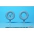 1/35 WWII German Sdkfz.7 Front Sagged Wheel set #2 for Tamiya/Trumpeter/DML kits