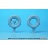 1/35 WWII German Sdkfz.7 Front Sagged Wheel set #2 for Tamiya/Trumpeter/DML kits