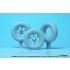 1/35 WWII German Sdkfz.7 Front Sagged Wheel set #2 for Tamiya/Trumpeter/DML kits