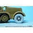 1/35 WWII German Sdkfz.7 Front Sagged Wheel set #2 for Tamiya/Trumpeter/DML kits