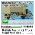 1/35 WWII British Austin K2 Truck Wheel set #2 India for Airfix