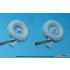 1/35 WWII British Austin K2 Truck Wheel set #2 India for Airfix