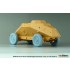 1/35 WWII German SdKfz 222/223 Sagged Wheel set #2 Early for Tamiya kits