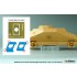 1/35 WWII German SdKfz 222/223 Sagged Wheel set #3 Normal for Tamiya kits
