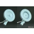 1/35 Sd.Kfz 250 Sagged Wheel set #3 for Sd.Kfz 250/Demag D7 kit