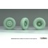 1/35 WWII German L4500A Truck Wheel set for Trumpeter kit