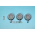 1/35 M1114 HMMWV MT Sagged Wheels Set for Bronco CB35080, Tamiya #267 (5 wheels)