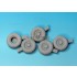 1/35 US M-ATV MRAP Sagged Wheels Set for Panda Hobby kit PH35001 (5 wheels)