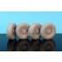 1/35 Australia IMV Bushmaster Sagged Wheels Set for Showcase Models kit #35001 (4 wheels)