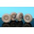 1/35 Australia IMV Bushmaster Sagged Wheels Set for Showcase Models kit #35001 (4 wheels)