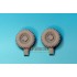 1/35 Australia IMV Bushmaster Sagged Wheels Set for Showcase Models kit #35001 (4 wheels)