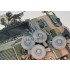 1/35 Australia IMV Bushmaster Sagged Wheels Set for Showcase Models kit #35001 (4 wheels)