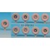 1/35 US M977 HEMTT "XL" Sagged Wheels Set for Italeri kits #298/0292/6510/6525 (9 wheels)