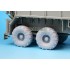 1/35 US M977 HEMTT "XL" Sagged Wheels Set for Italeri kits #298/0292/6510/6525 (9 wheels)