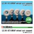 1/35 US M-ATV Sagged Wheels Set for Kinetic kit K61007 (5 wheels)