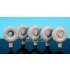 1/35 US M-ATV Sagged Wheels Set for Kinetic kit K61007 (5 wheels)