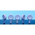 1/35 Civilian Pick-up Truck Sagged Wheels Set 3 for Meng Model kits VS-001/VS002(5 wheels)
