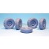 1/35 German UNIMOG Lkw 2t Sagged Wheels Set for Revell kits #03020/03082 (5 wheels)