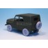 1/35 Soviet UAZ-469 Truck Sagged Wheels Set for Trumpeter kit #02327 (5 wheels)