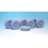 1/35 US Mk.23 MTVR Cargo Truck Sagged Wheels Set for Trumpeter kit (7 wheels)