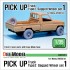 1/35 Pick-up Truck Type 2 Sagged Wheels Set 1 for Meng Model kit VS-004 (5 wheels)