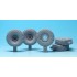 1/35 US M-ATV MRAP 16.00xR20 Sagged Wheels Set for Panda Hobby kit PH35001 (5 wheels)