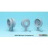 1/35 US M48 Patton MBT Tank Road Wheels Set for M47/M48/M60/M88 kits (14 road wheels)