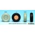 1/35 US Cougar 4x4 MRAP Sagged Wheels Set for Panda Hobby kits #35003/35010 (4 wheels) 