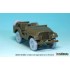 1/35 US M38A1 1/4t Utility Truck Sagged Wheels Set for AFV Club AF35S17/AF35S19 (5 wheels)