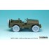 1/35 US M38A1 1/4t Utility Truck Sagged Wheels Set for AFV Club AF35S17/AF35S19 (5 wheels)