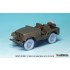 1/35 US M38A1 1/4t Utility Truck Sagged Wheels Set for AFV Club AF35S17/AF35S19 (5 wheels)