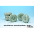 1/35 French Tank Destroyer AMX-10 RCR 6x6 Sagged Wheels Set for Tiger Model kit (6 wheels)