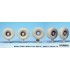 1/35 US MIM-104 M901 and AN/MPQ-53 Trailer Sagged Wheels Set for Trumpeter kit