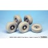 1/35 US MIM-104 M901 and AN/MPQ-53 Trailer Sagged Wheels Set for Trumpeter kit