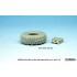 1/35 Italian LMV Lince Michelin XML Sagged Wheels Set for Italeri kit