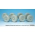 1/35 Polish Army KTO Rosomak "Nokian" Sagged Wheels Set for IBG Models kit